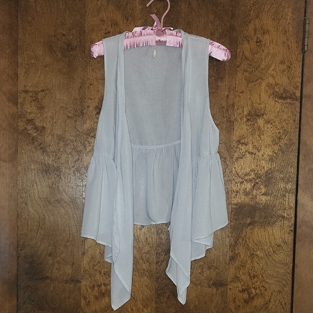 Free People Boho Drape Vest S